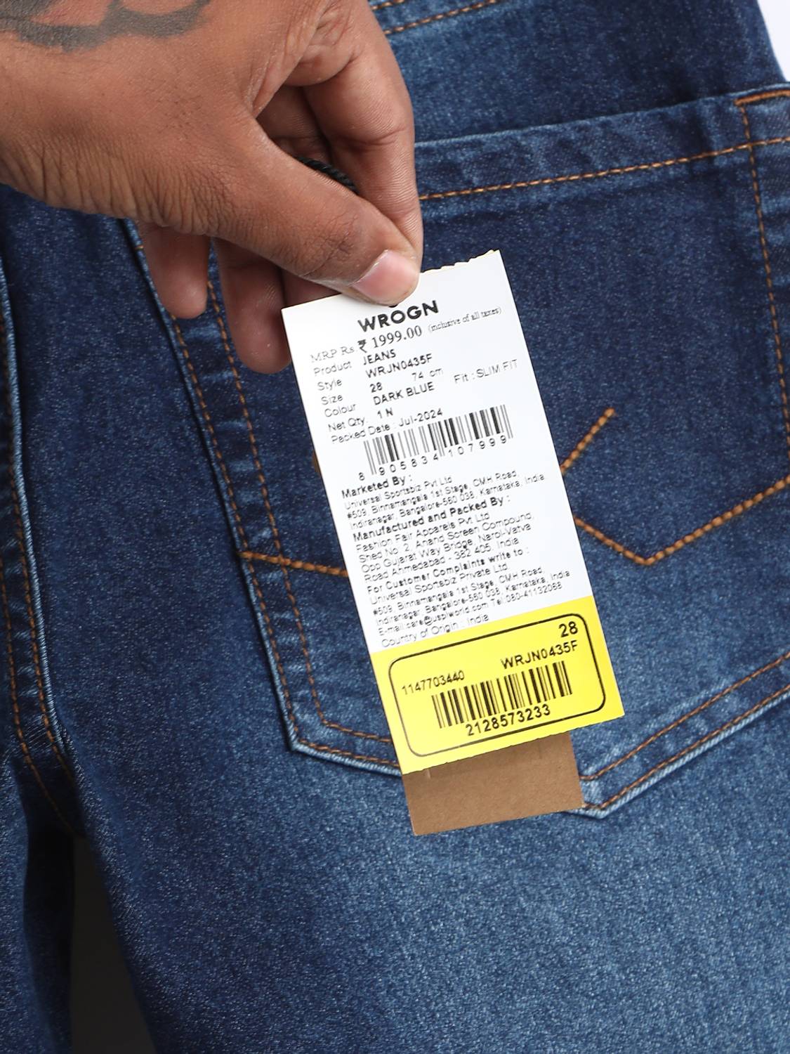 WROGN Slim Men Blue Jeans - Image 5