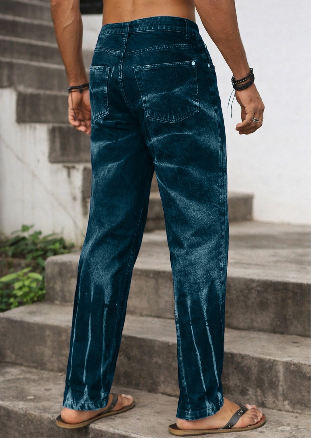 Image of METRONAUT Straight Fit Men Multicolor Jeans