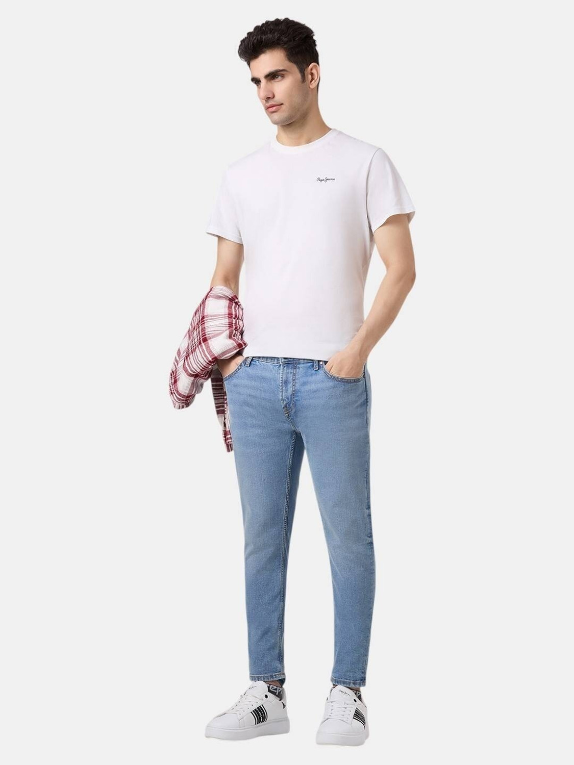 Image of Pepe Jeans Skinny Men Blue Jeans