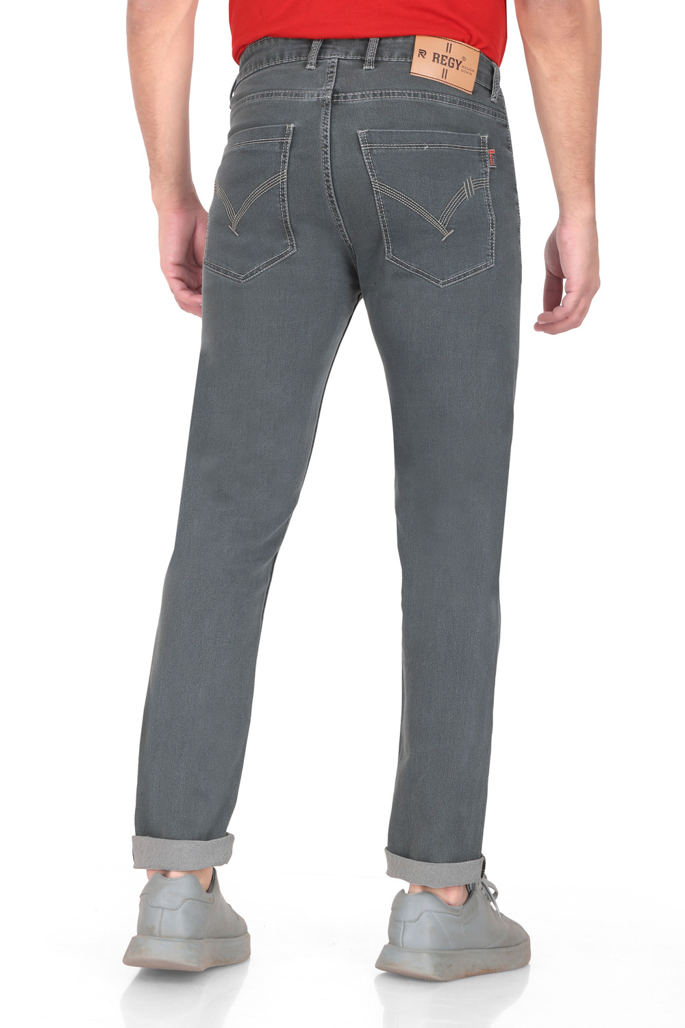 Image of REGY Slim Men Grey Jeans
