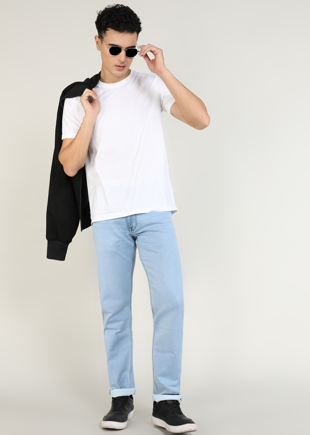 Image of PETER ENGLAND Slim Men Light Blue Jeans