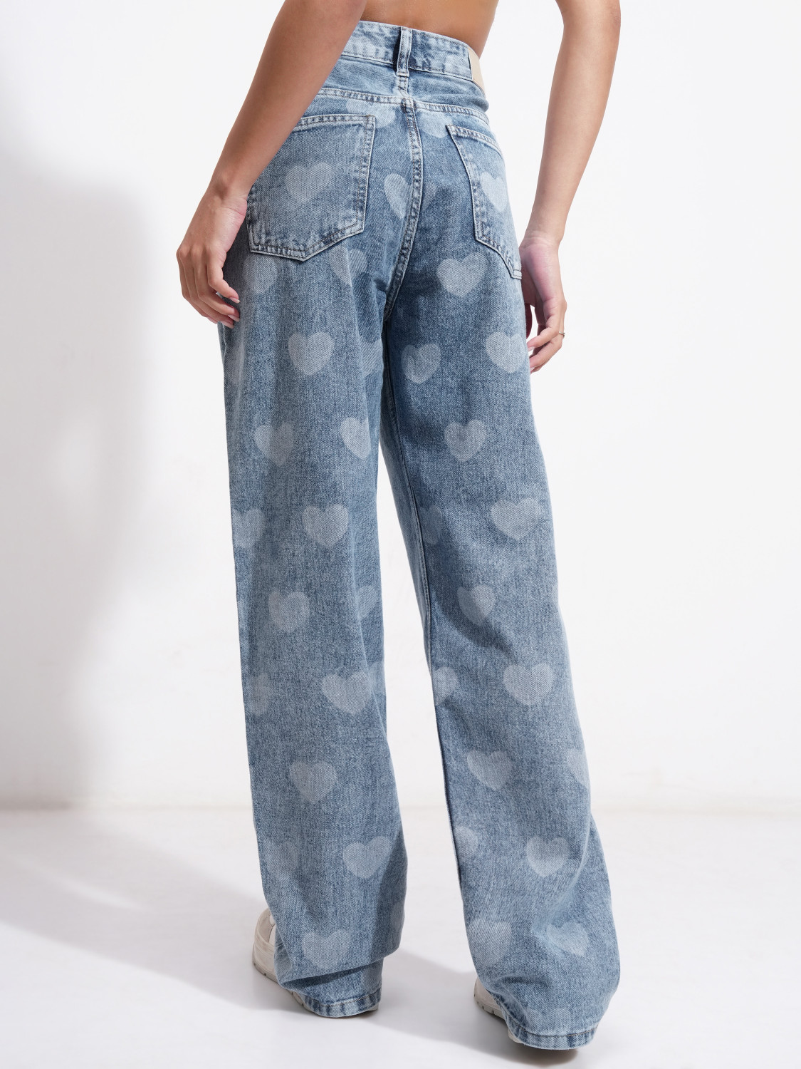 Image of Tokyo Talkies Loose Fit Women Blue Jeans
