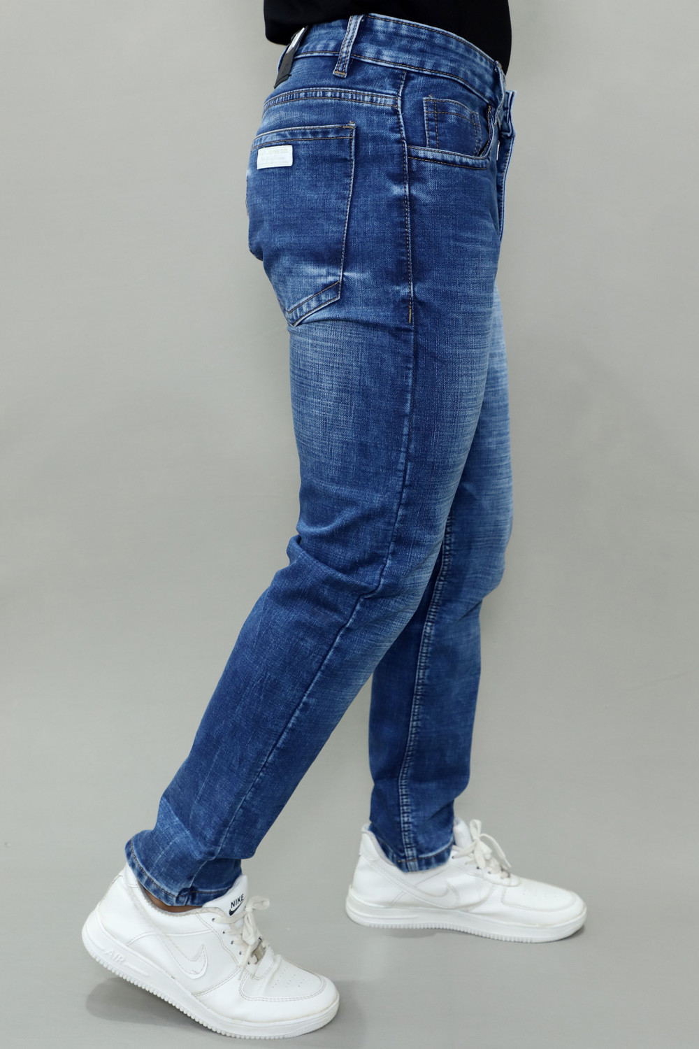 Image of UAE Denim Regular Men Blue Jeans