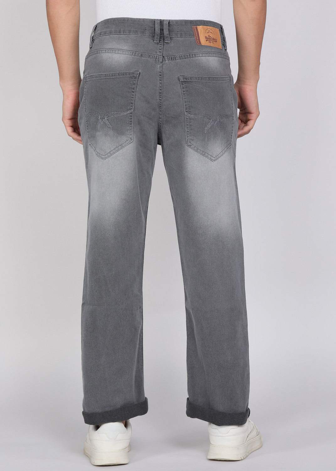 Image of Roadster Regular Men Grey Jeans