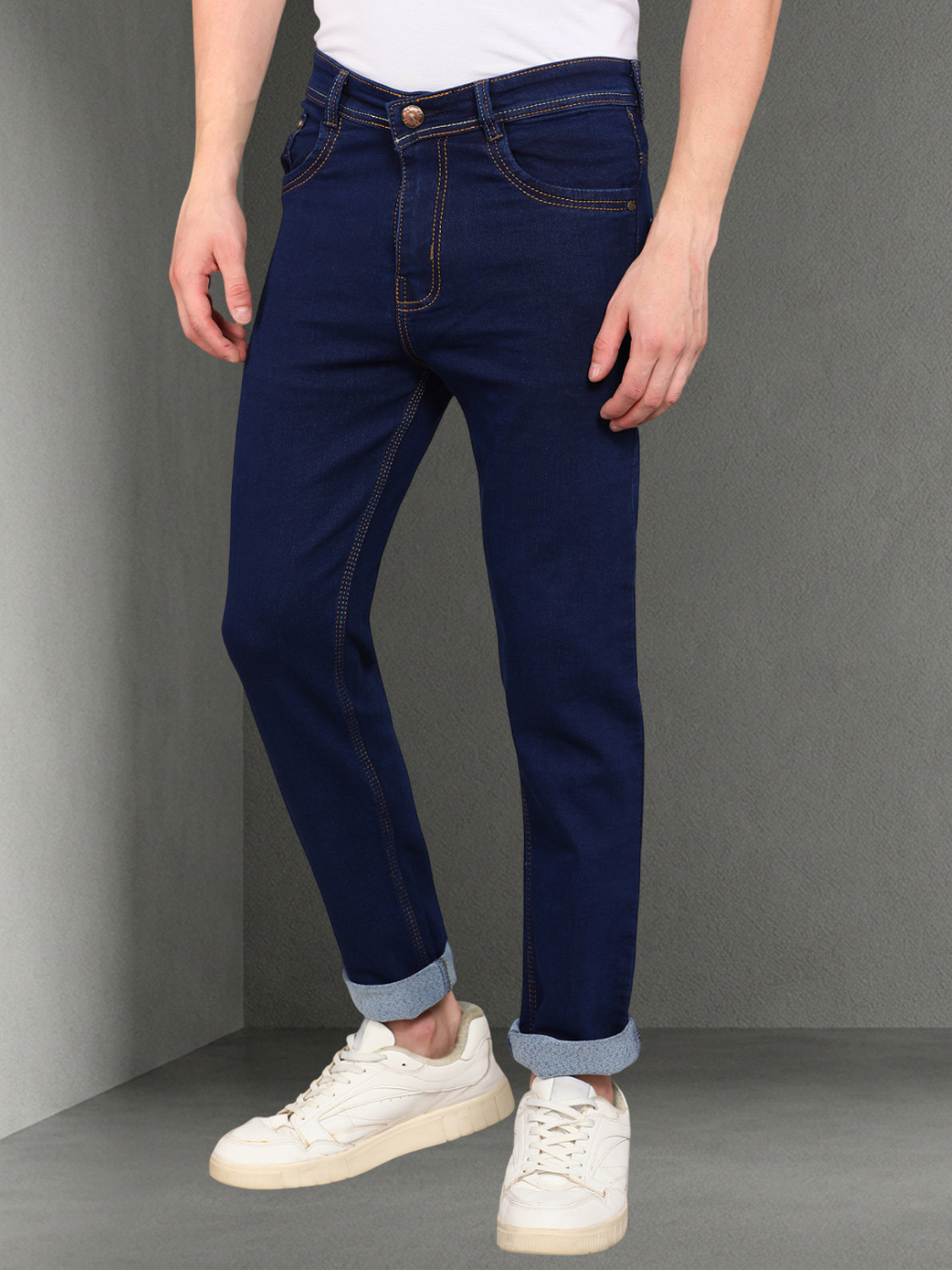 Image of Marsh-X Slim Men Blue Jeans