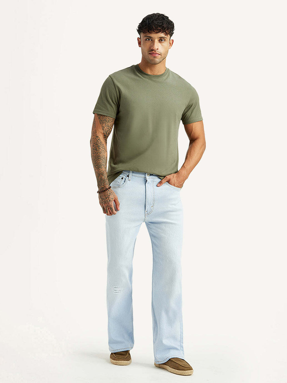 Image of LEVI'S Boot-Leg Men Light Blue Jeans