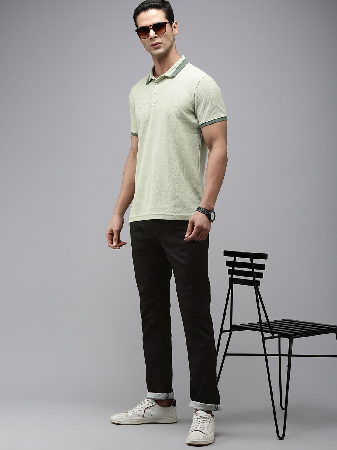 Image of Spykar Regular Men Black Jeans