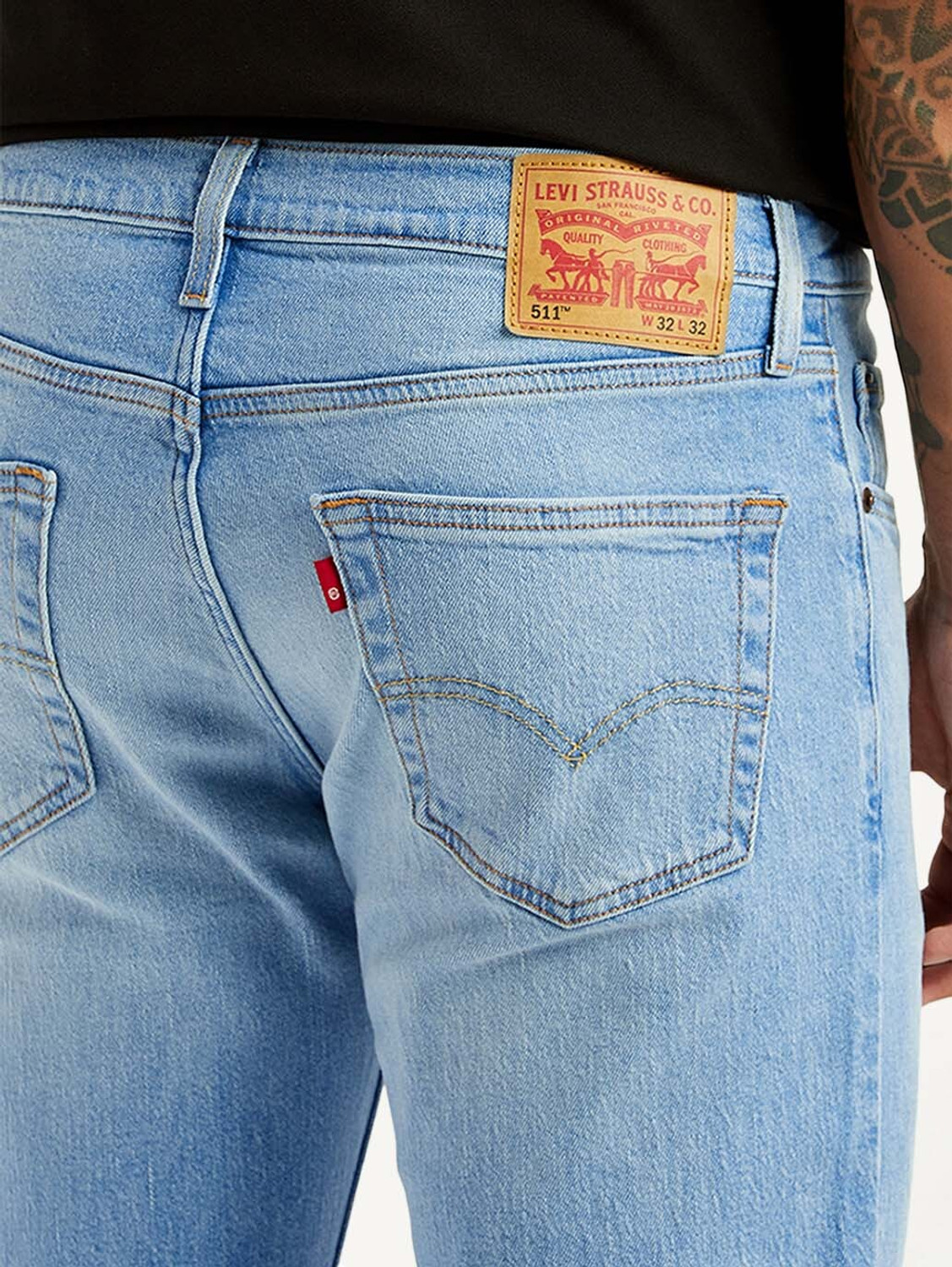 Image of LEVI'S Slim Men Light Blue Jeans
