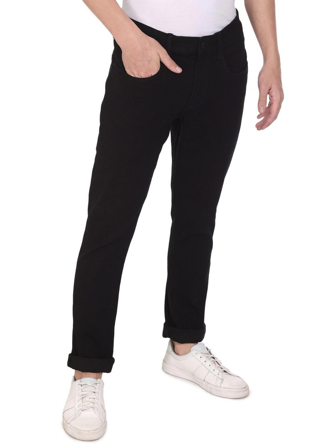 Image of U.S. POLO ASSN. Slim Men Black Jeans