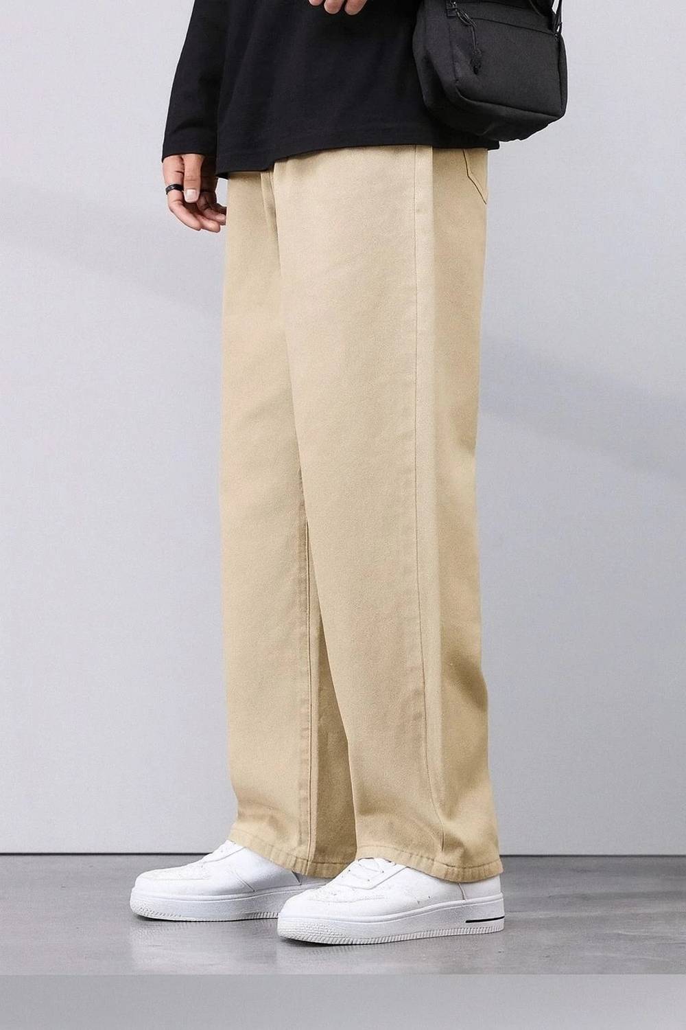 BOSWUD Straight Fit Men Beige Jeans