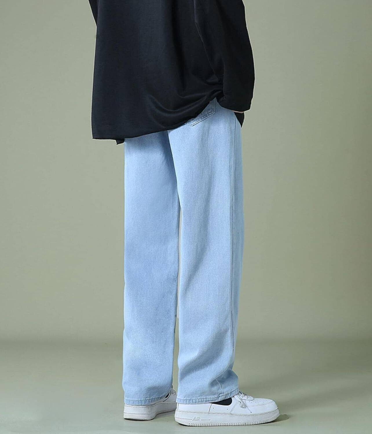 DENIM LOOK Loose Fit Men Light Blue Jeans - Image 2
