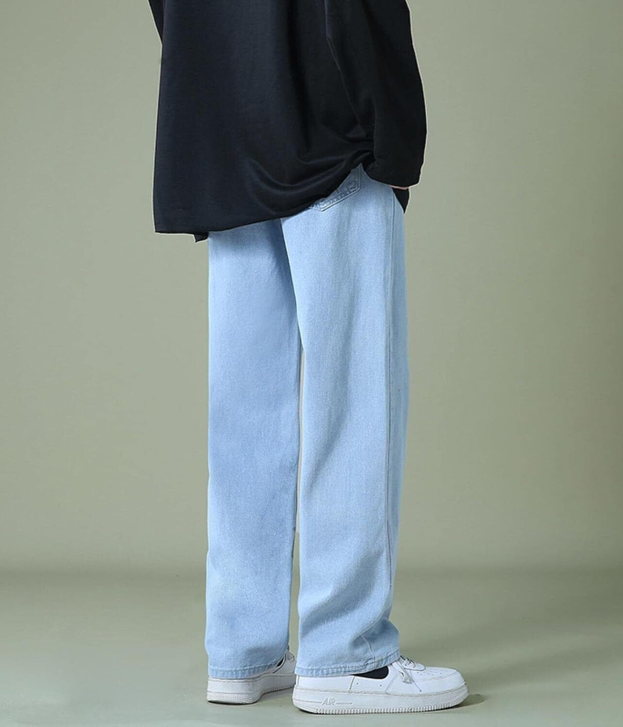 Image of DENIM LOOK Loose Fit Men Light Blue Jeans