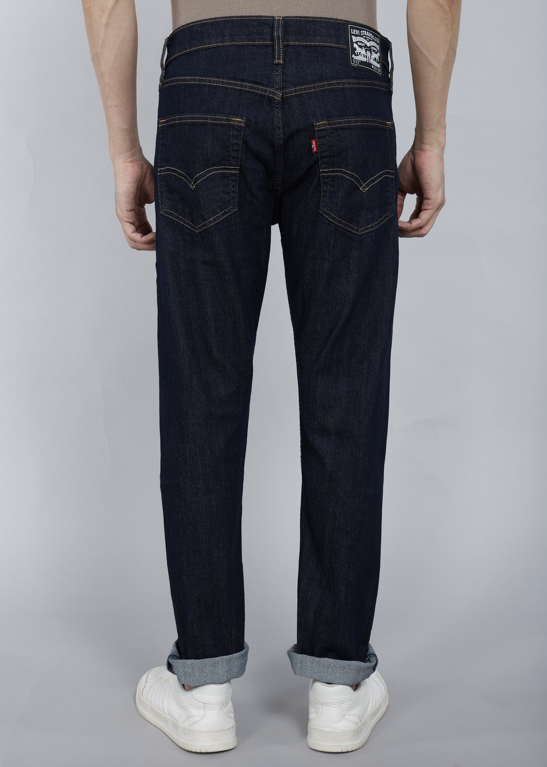 Image of LEVI'S Tapered Fit Men Dark Blue Jeans