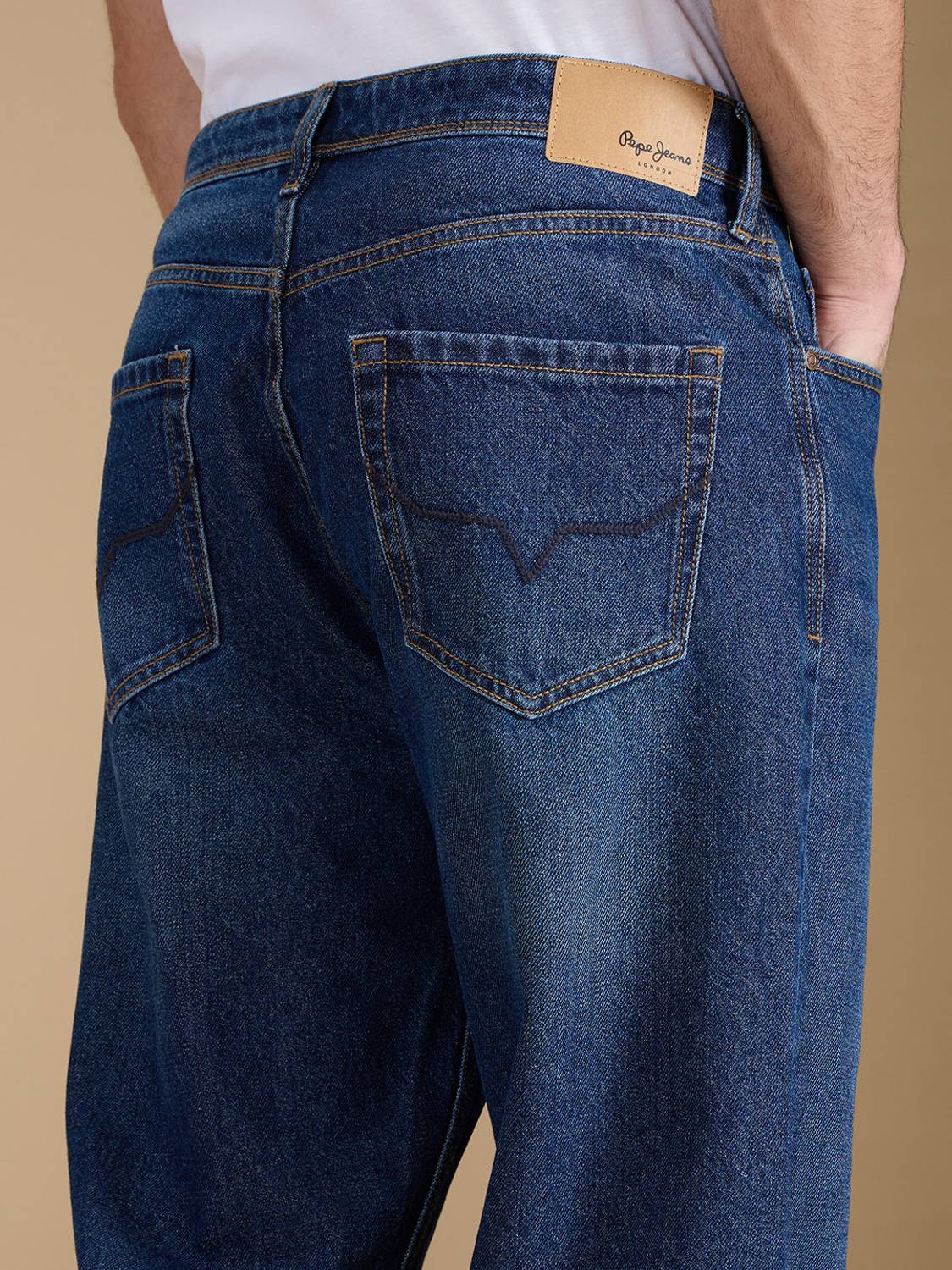 Pepe Jeans Relaxed Fit Blue Jeans - Image 4