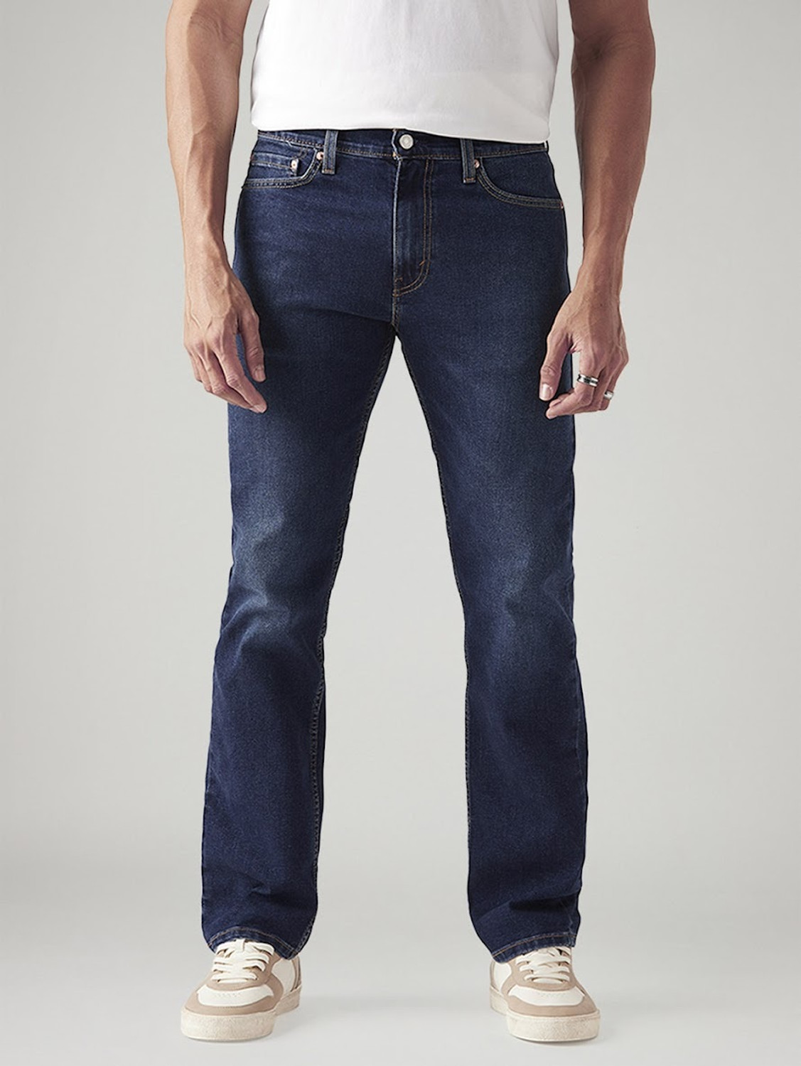 Image of LEVI'S Boot-Leg Men Dark Blue Jeans
