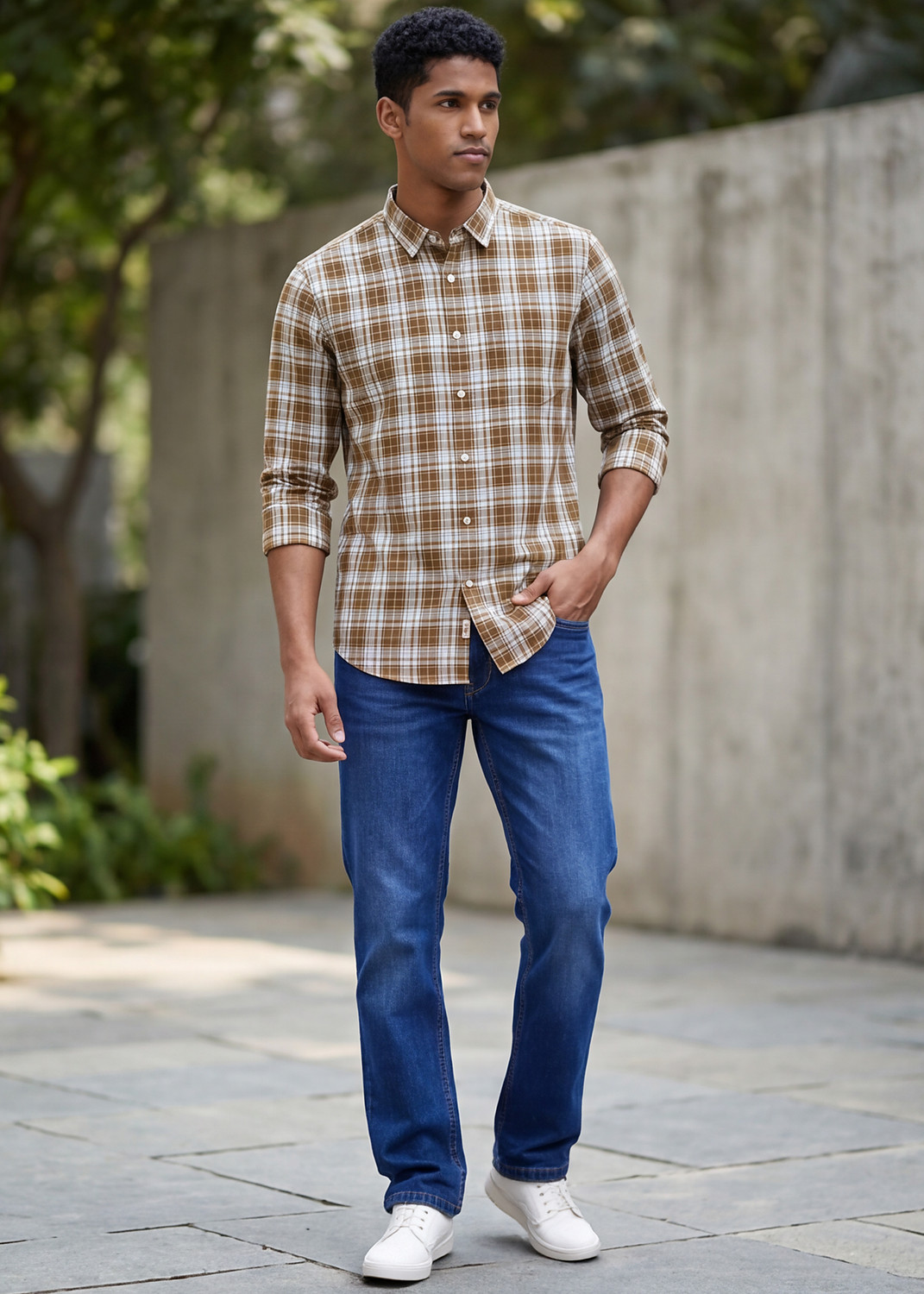 Image of KILLER Straight Fit Men Blue Jeans