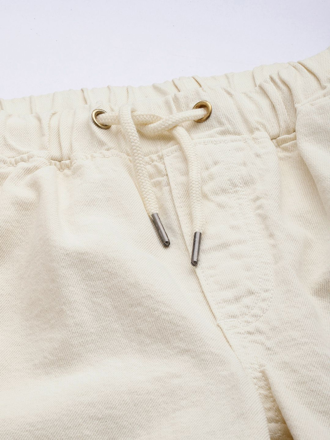 Image of HERE&NOW Loose Fit Men White Jeans