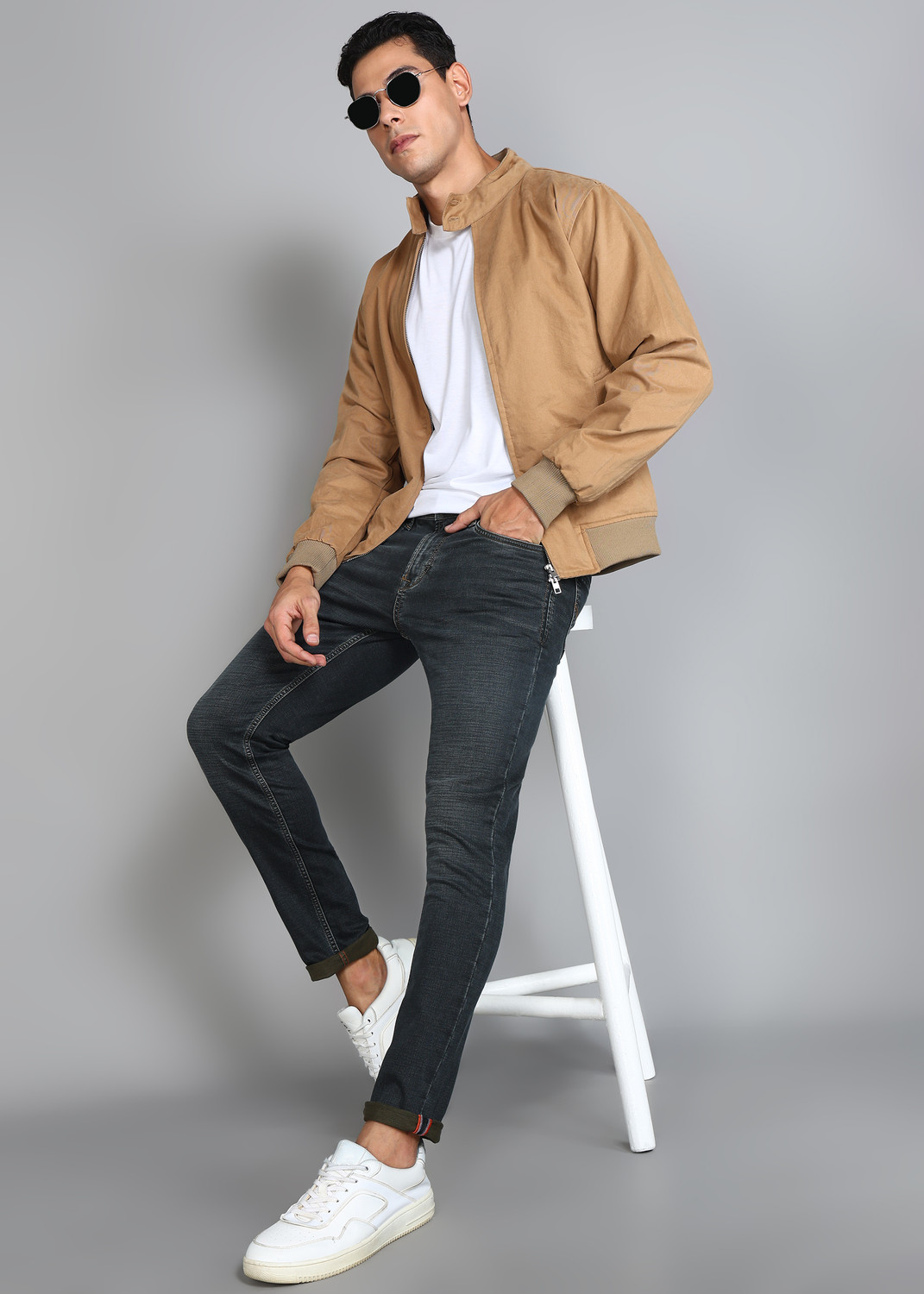 Image of KILLER Skinny Men Dark Green Jeans