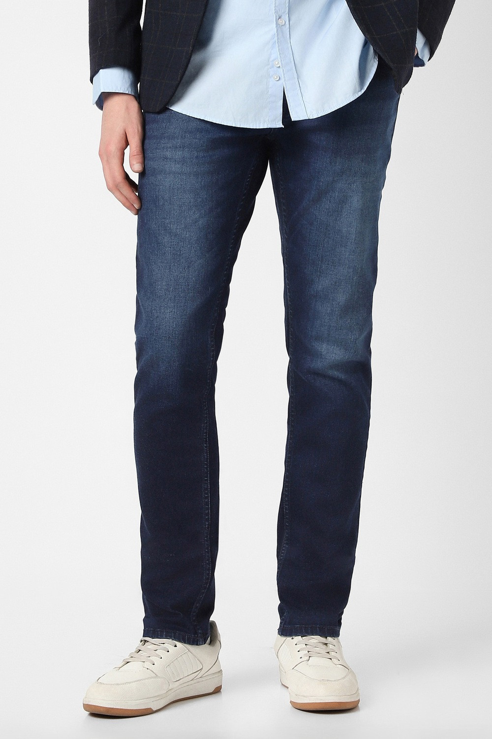 Image of PETER ENGLAND Skinny Men Dark Blue Jeans