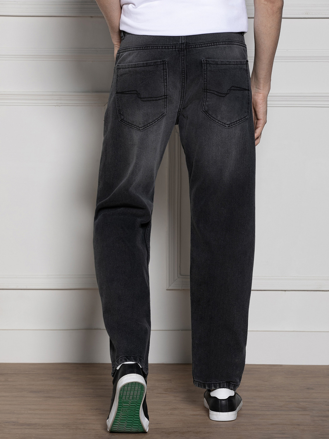 Image of Dennis Lingo Relaxed Fit Men Black Jeans