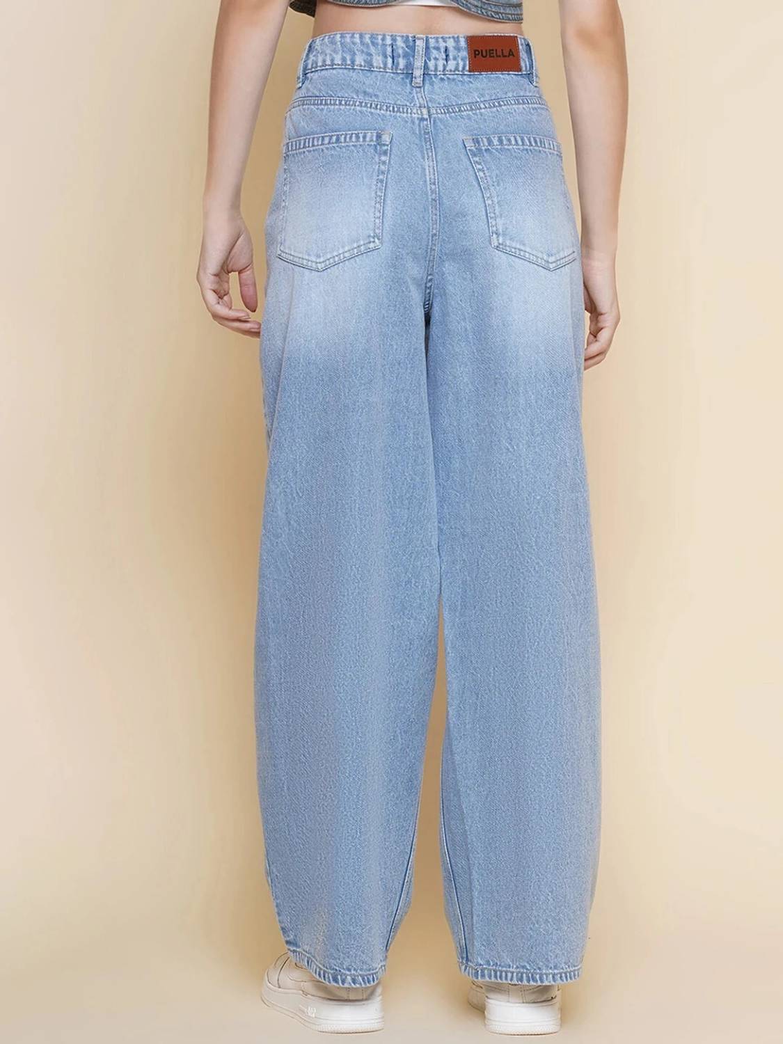 Puella Loose Fit Women Blue Jeans - Image 2