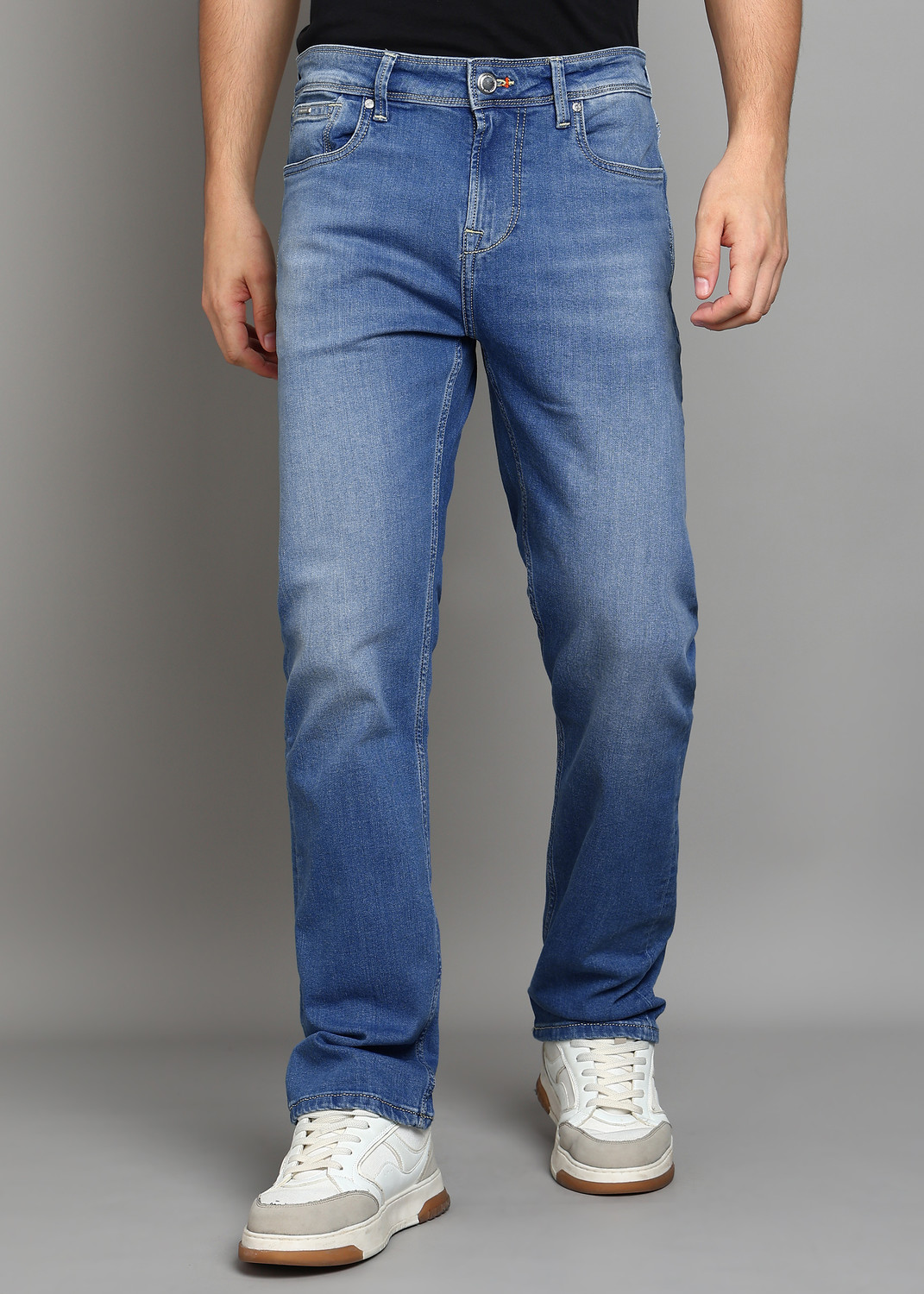 Image of KILLER Straight Fit Men Blue Jeans