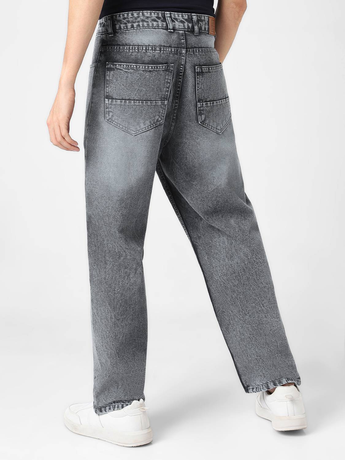 Urbano Fashion Loose Fit Men Grey Jeans - Image 3