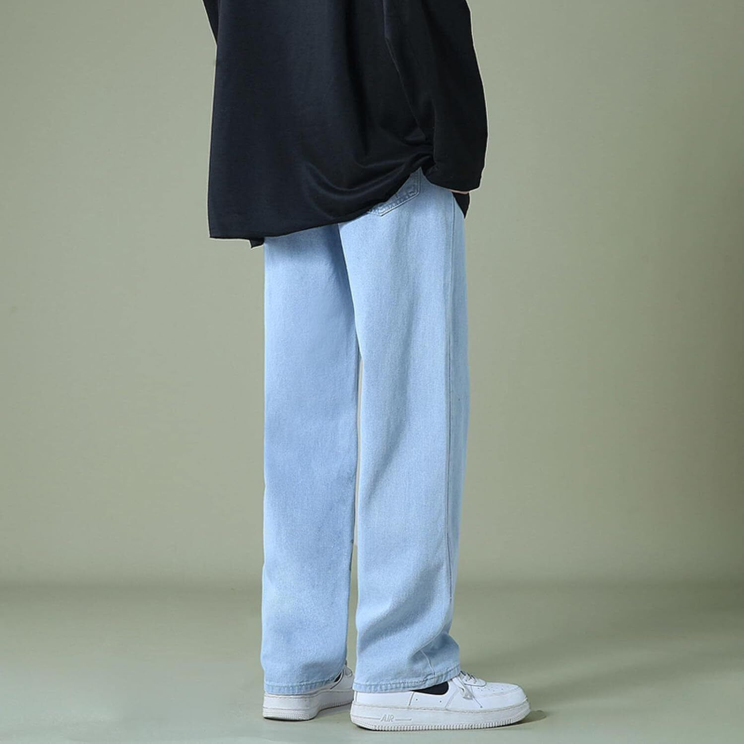 Image of JAARA Straight Fit Men Light Blue Jeans
