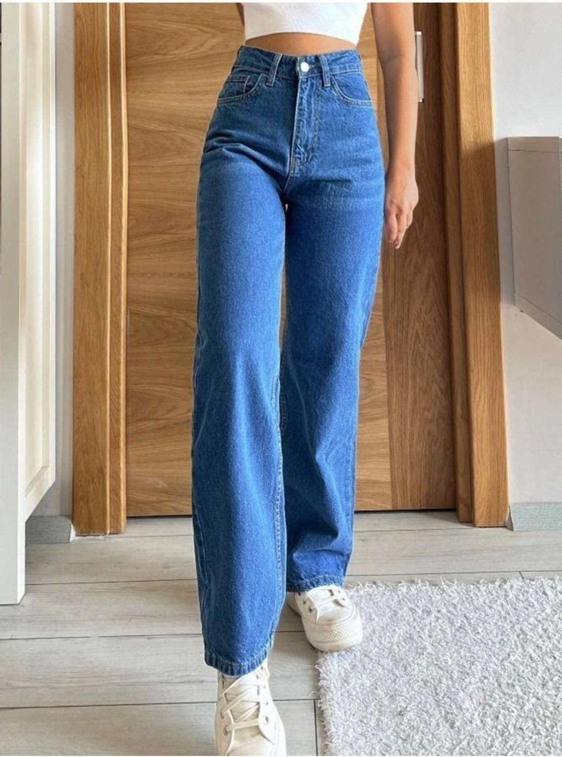 AngelFab Straight Fit Women Blue Jeans