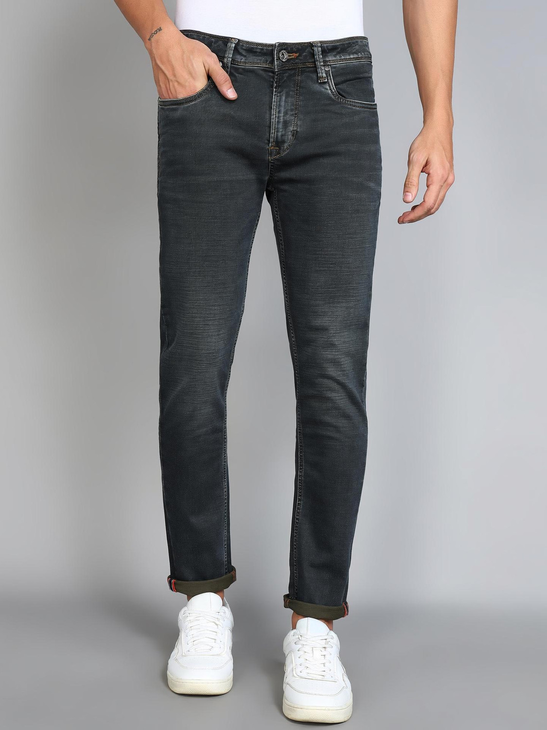 Image of KILLER Skinny Men Dark Green Jeans