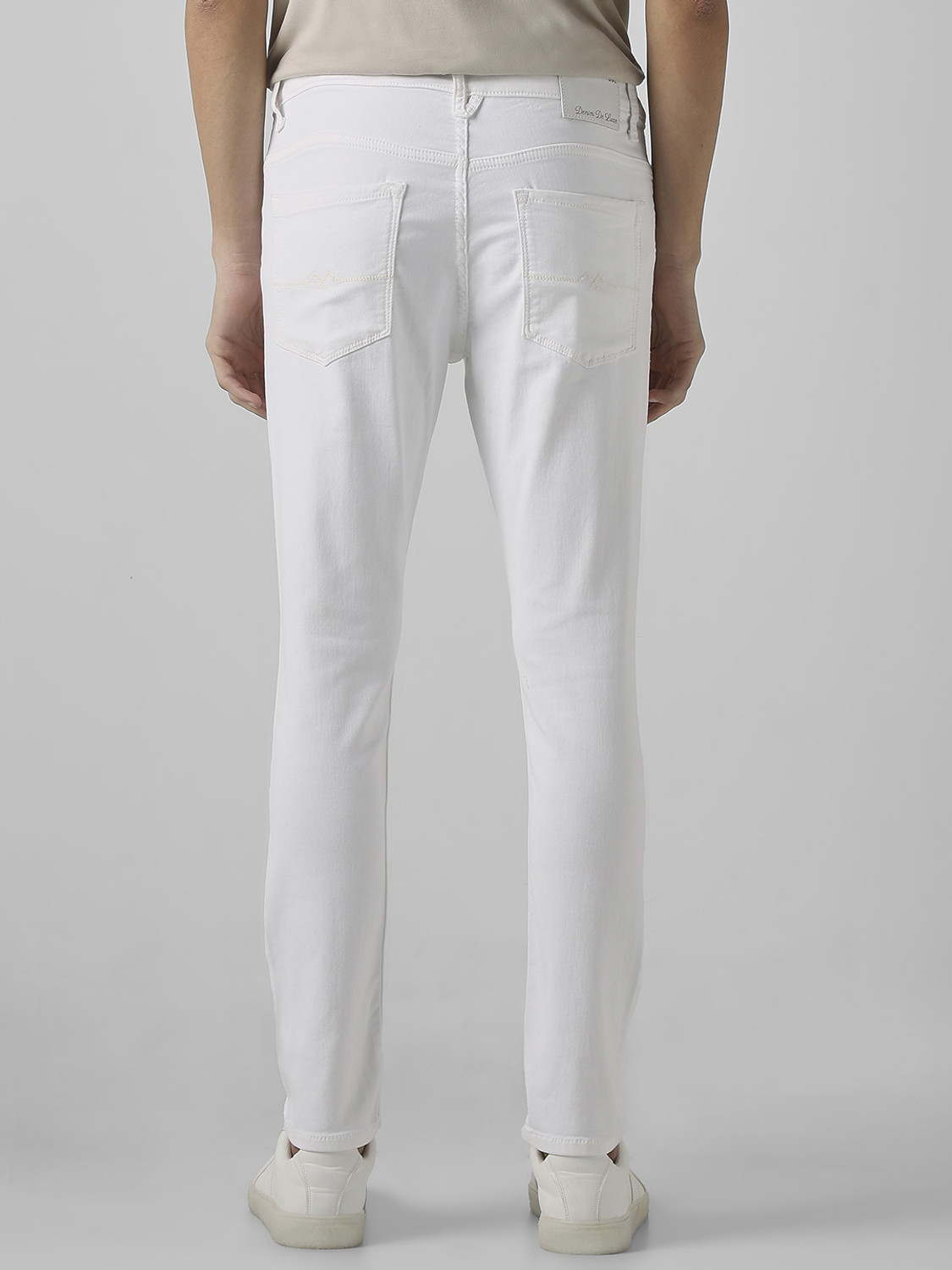 Image of MUFTI Skinny Men White Jeans