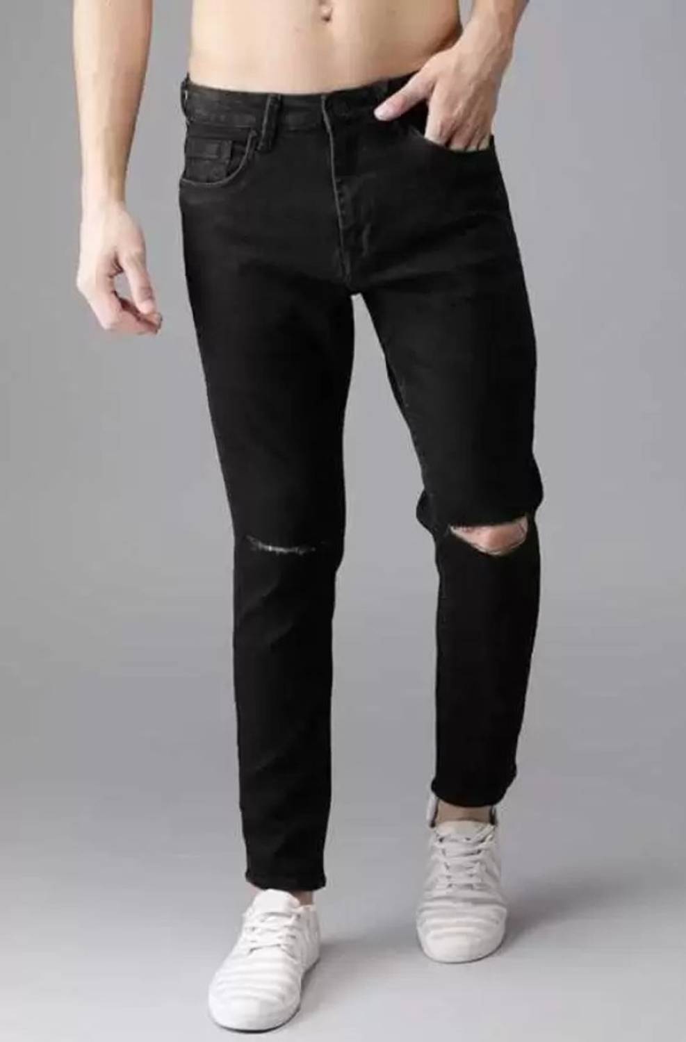 mevan Slim Men Black Jeans