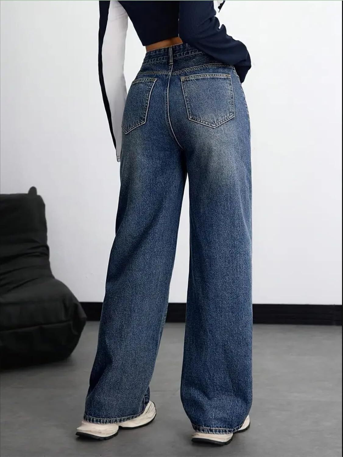 Image of Crezelle Loose Fit Women Blue Jeans