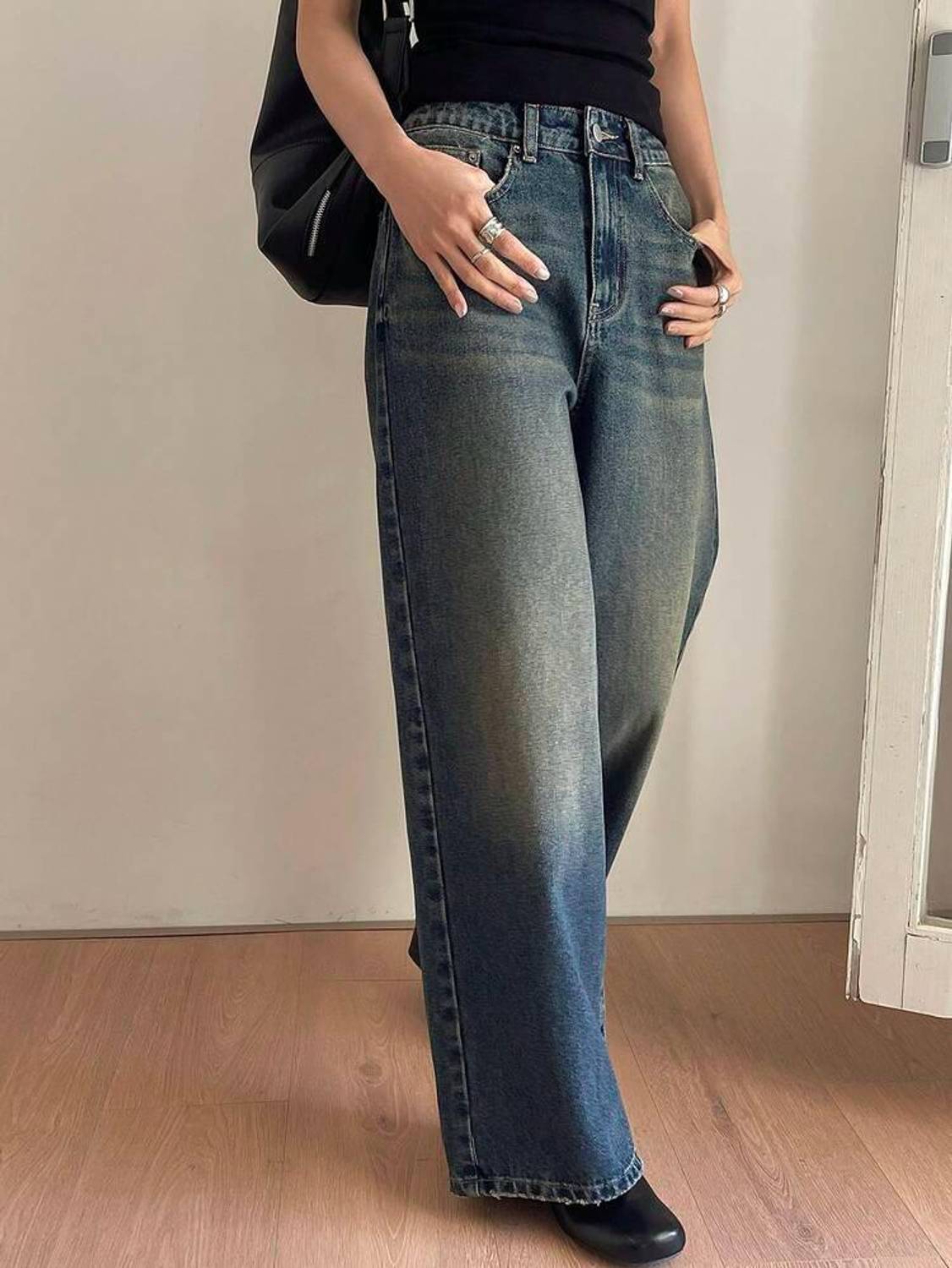 HUNTER & HAYES Loose Fit Women Blue Jeans - Image 2