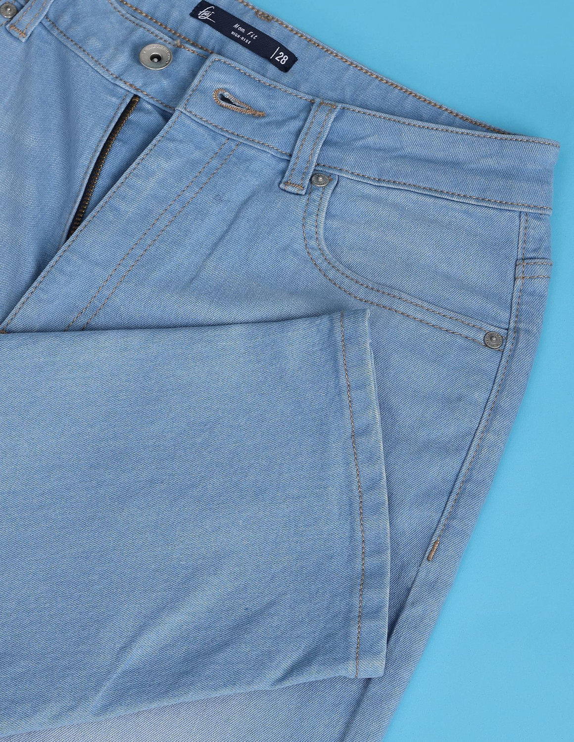 Image of FLYING MACHINE Women Blue Jeans