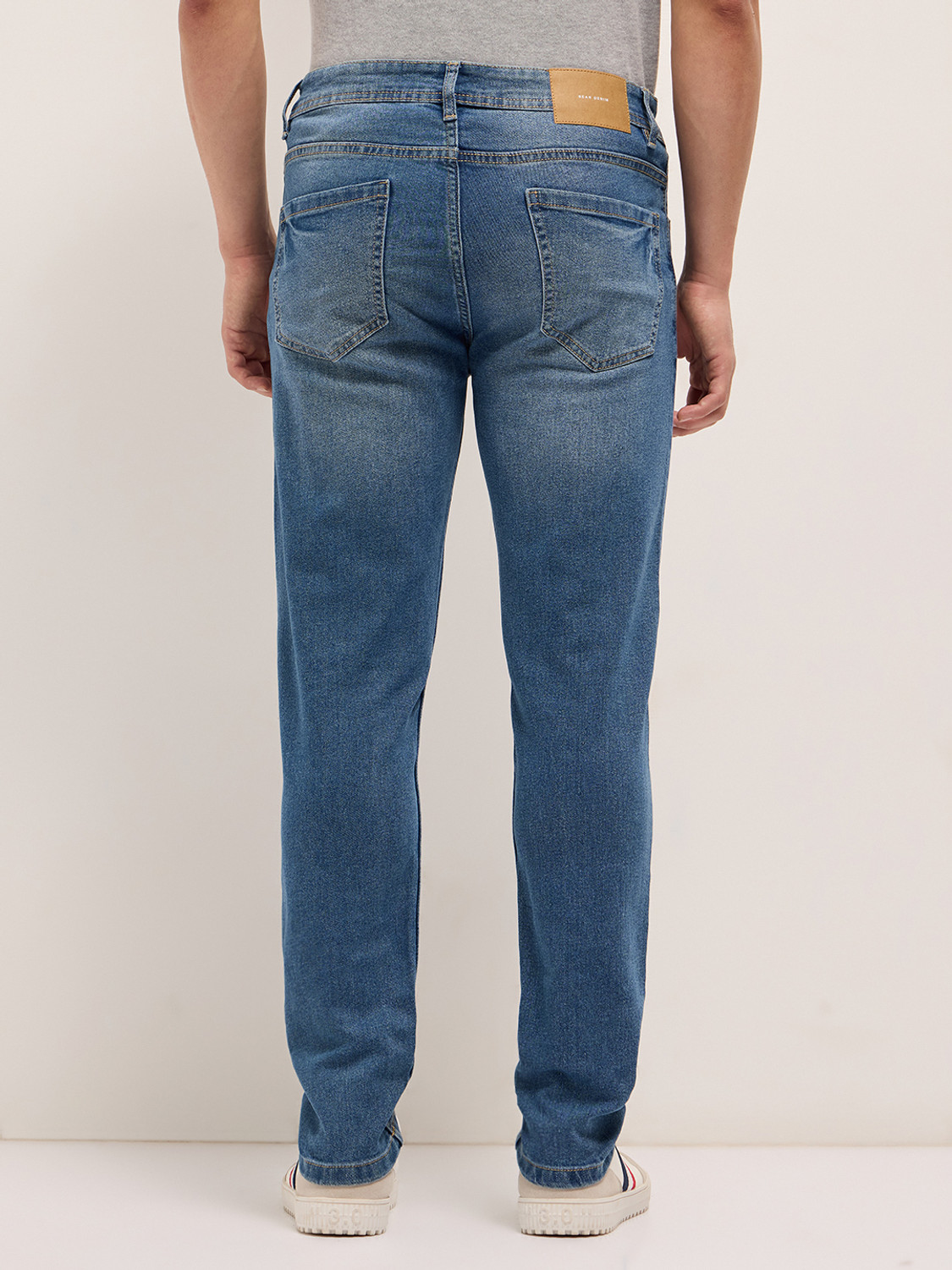 Image of THE BEAR HOUSE Slim Men Blue Jeans