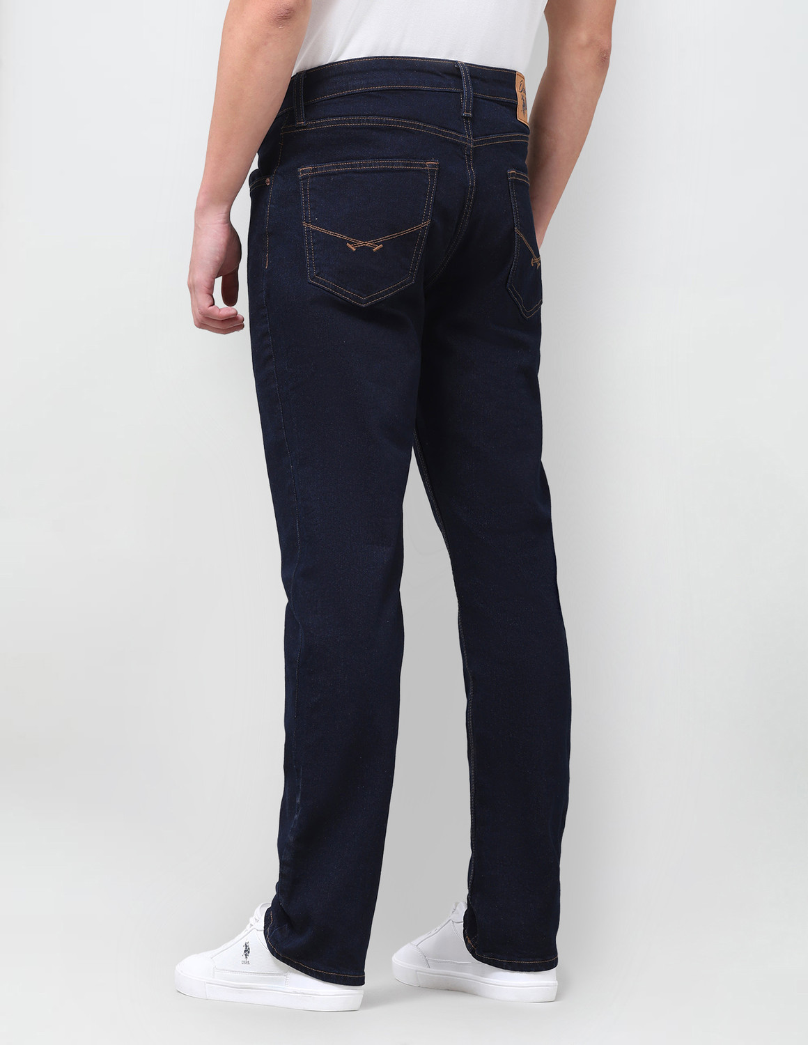 Image of U.S. Polo Assn. Denim Co. Straight Fit Men Blue Jeans