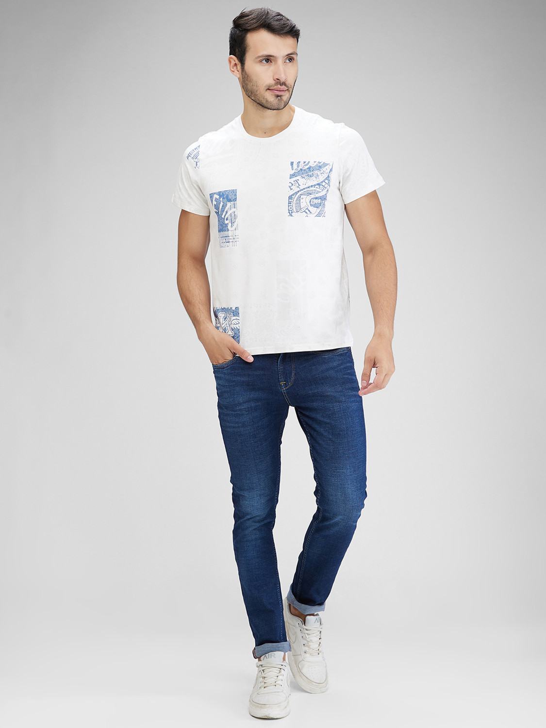 Image of KILLER Skinny Men Dark Blue Jeans
