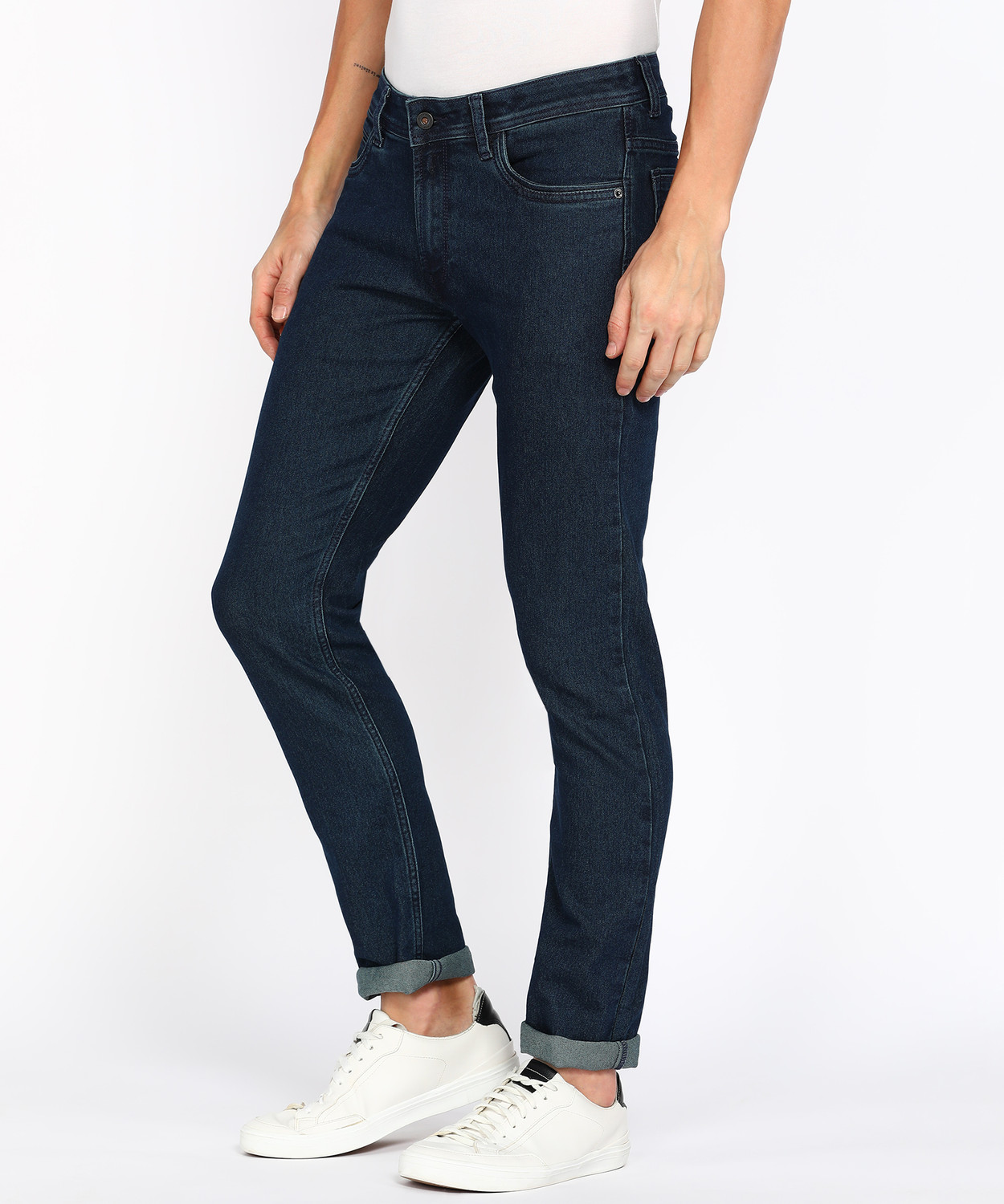 Image of PETER ENGLAND Slim Men Dark Blue Jeans