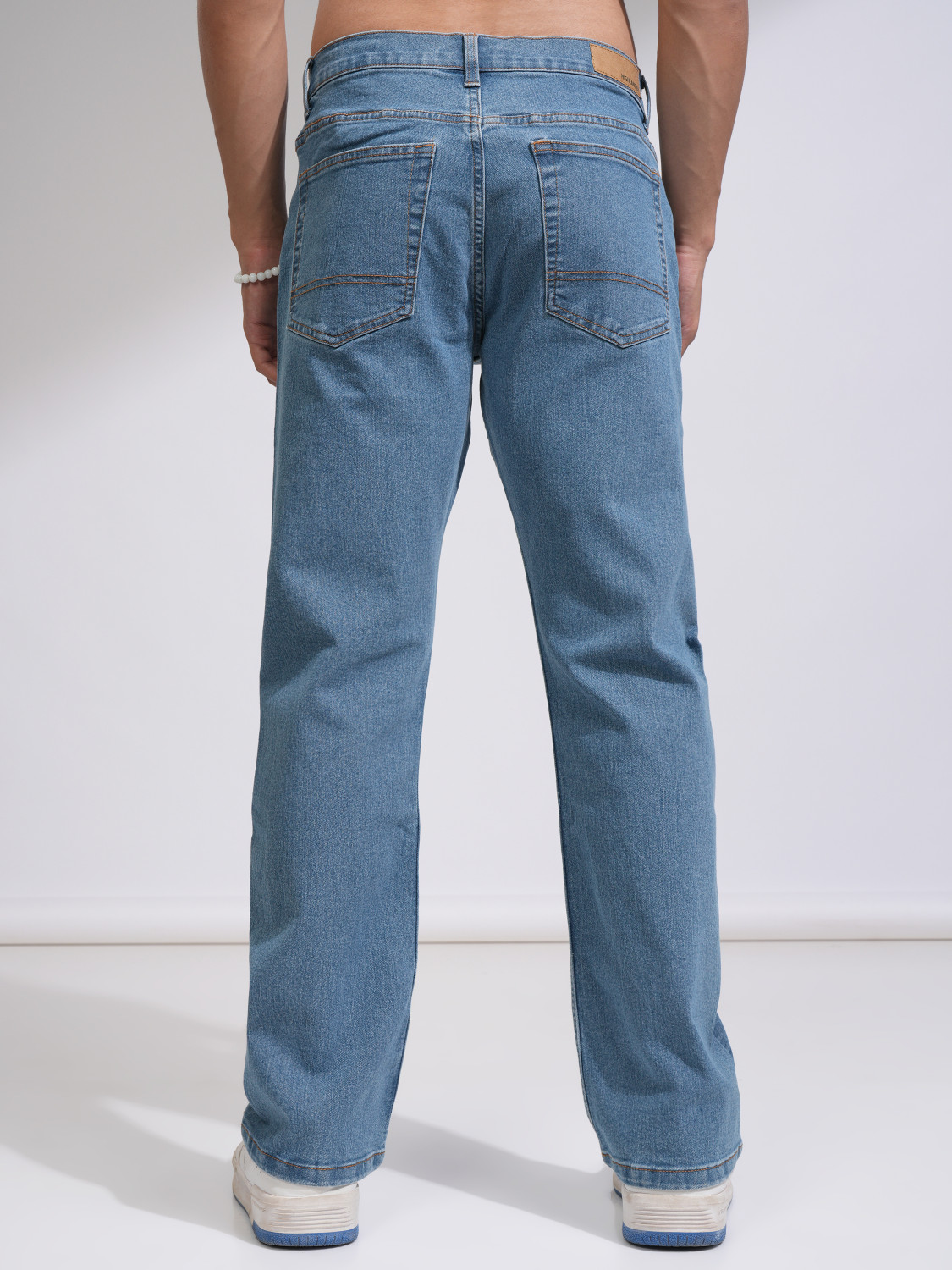 Image of HIGHLANDER Regular Men Light Blue Jeans