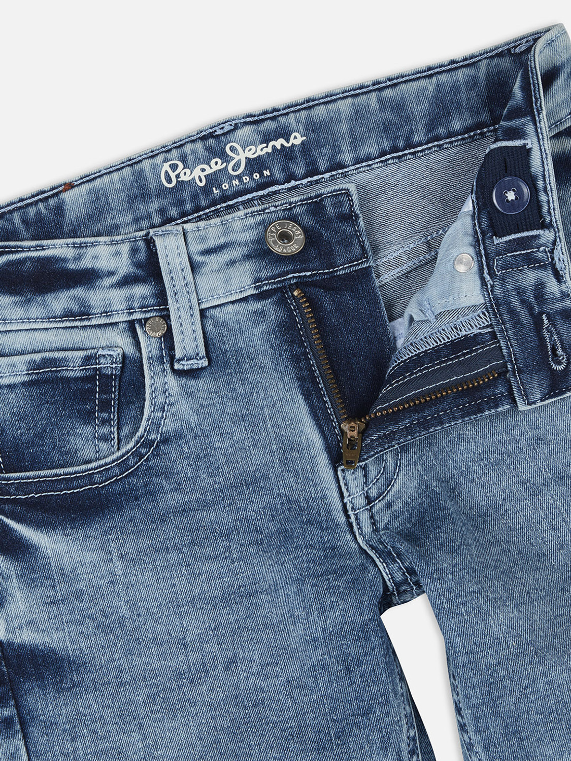 Image of Pepe Jeans Slim Boys Blue Jeans