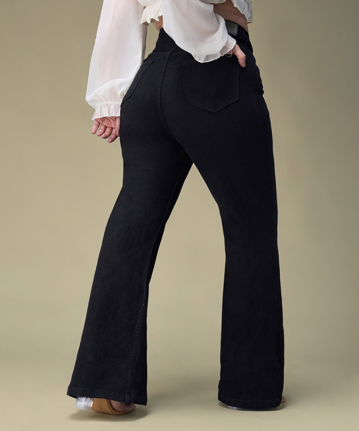 Image of Miss Chase Relaxed Fit Women Black Jeans