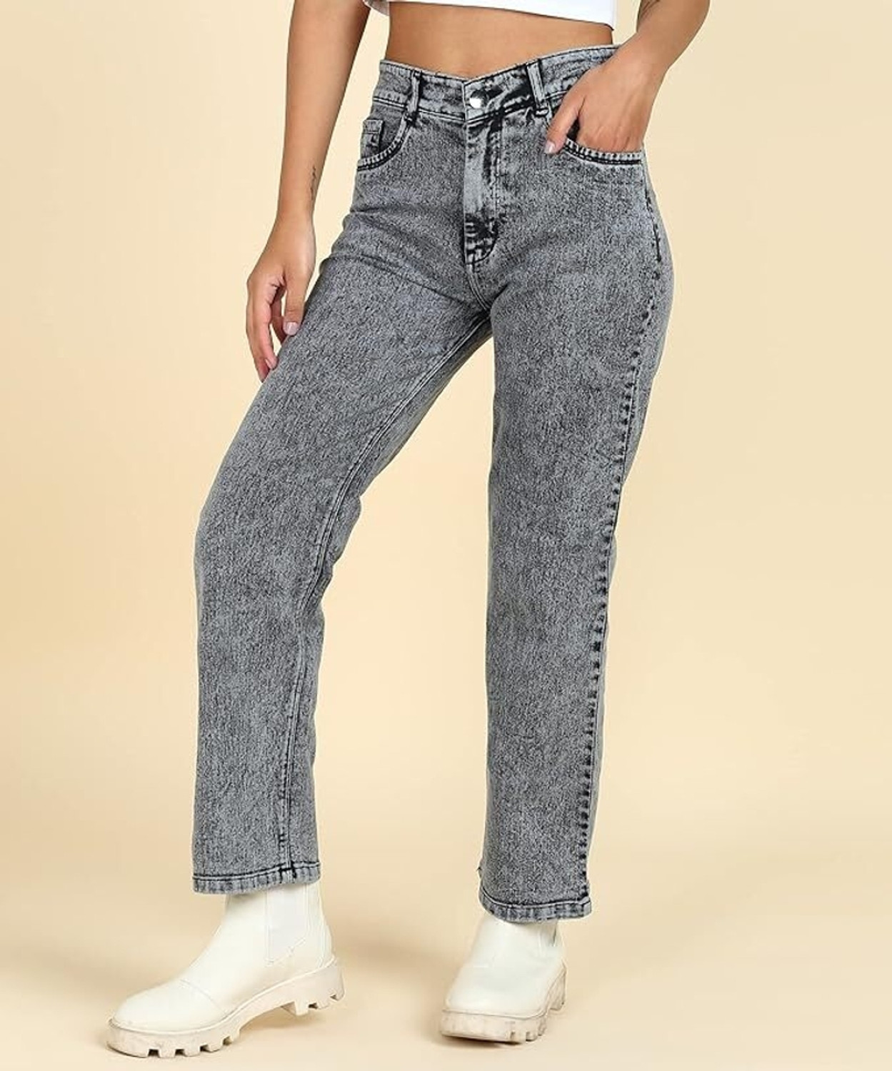 Image of KILLER Straight Fit Girls Blue Jeans