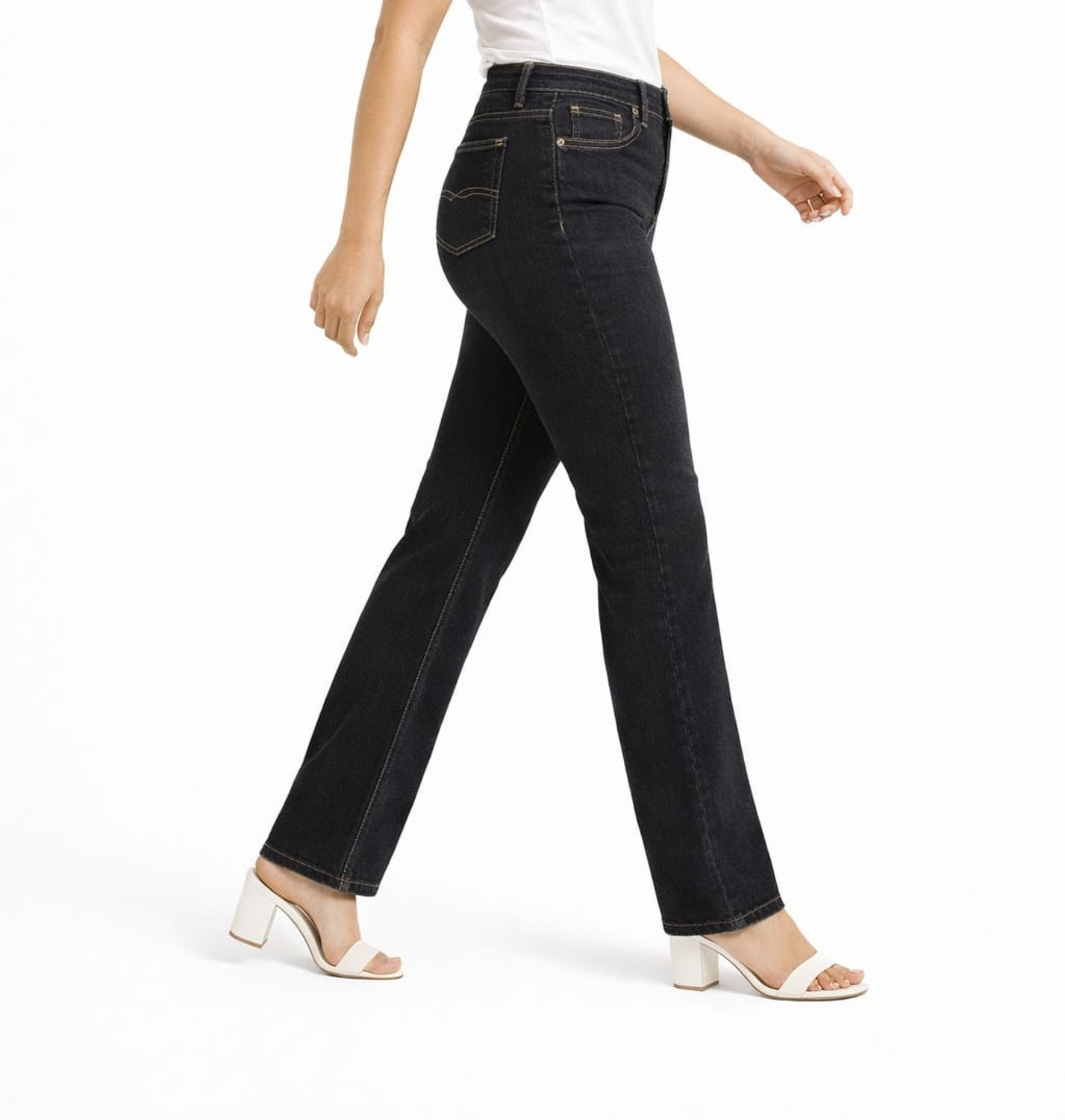 Image of RUFFKUT Women Loose Fit Mid Rise Black Jeans
