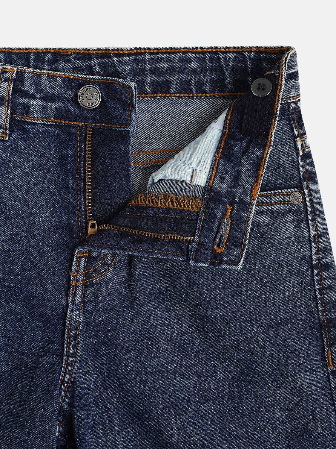 Urbano Juniors Loose Fit Boys Dark Blue Jeans - Image 4