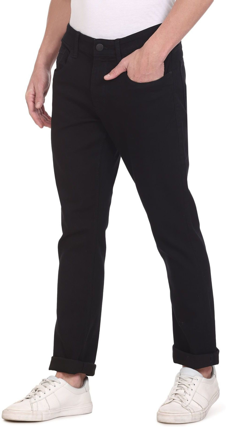 Image of U.S. POLO ASSN. Slim Men Black Jeans