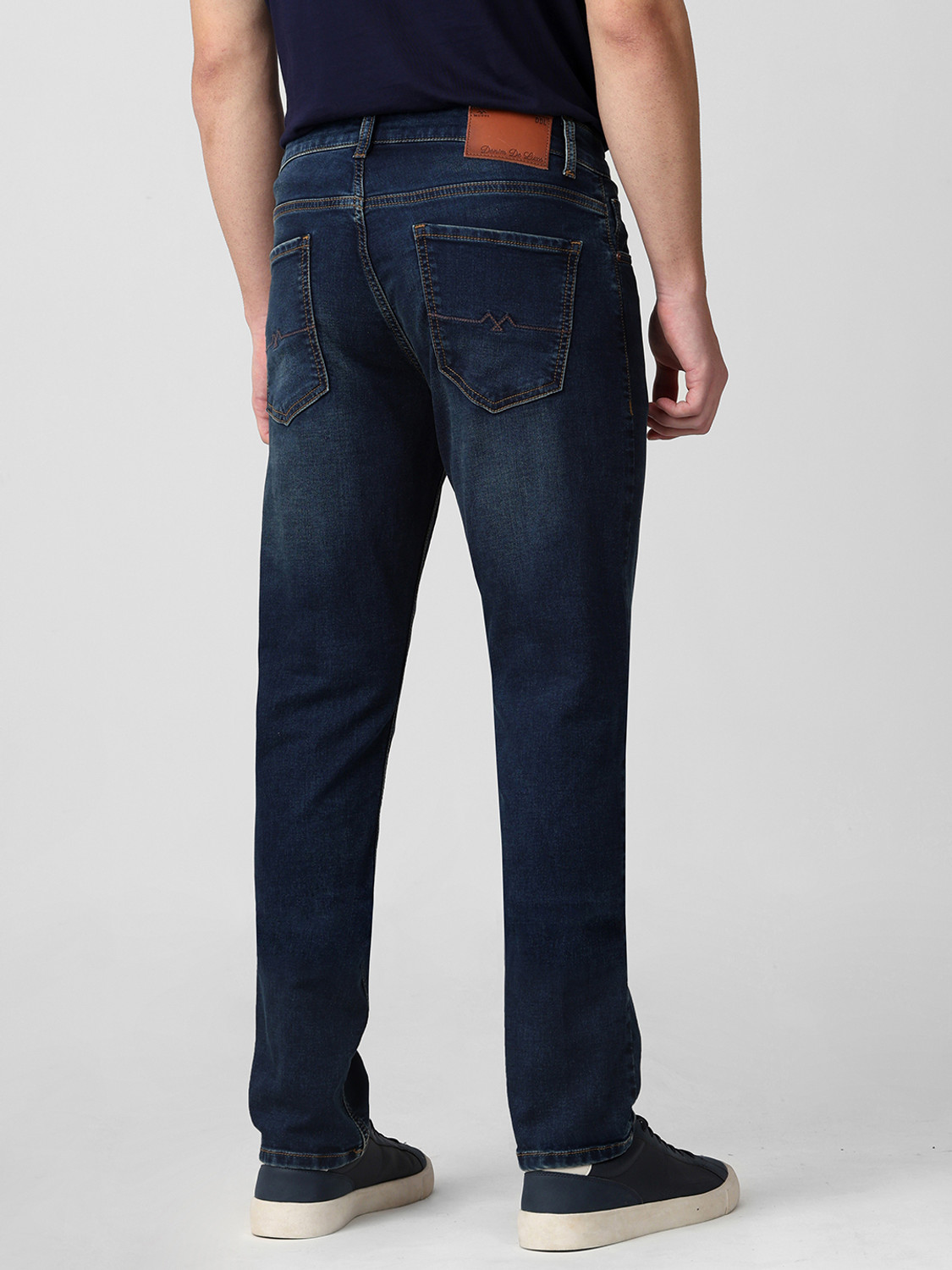 Image of MUFTI Straight Fit Men Dark Green Jeans