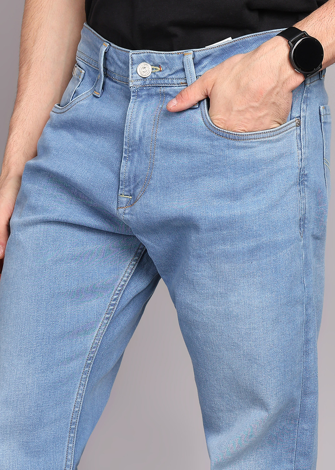 Image of KILLER Straight Fit Men Blue Jeans