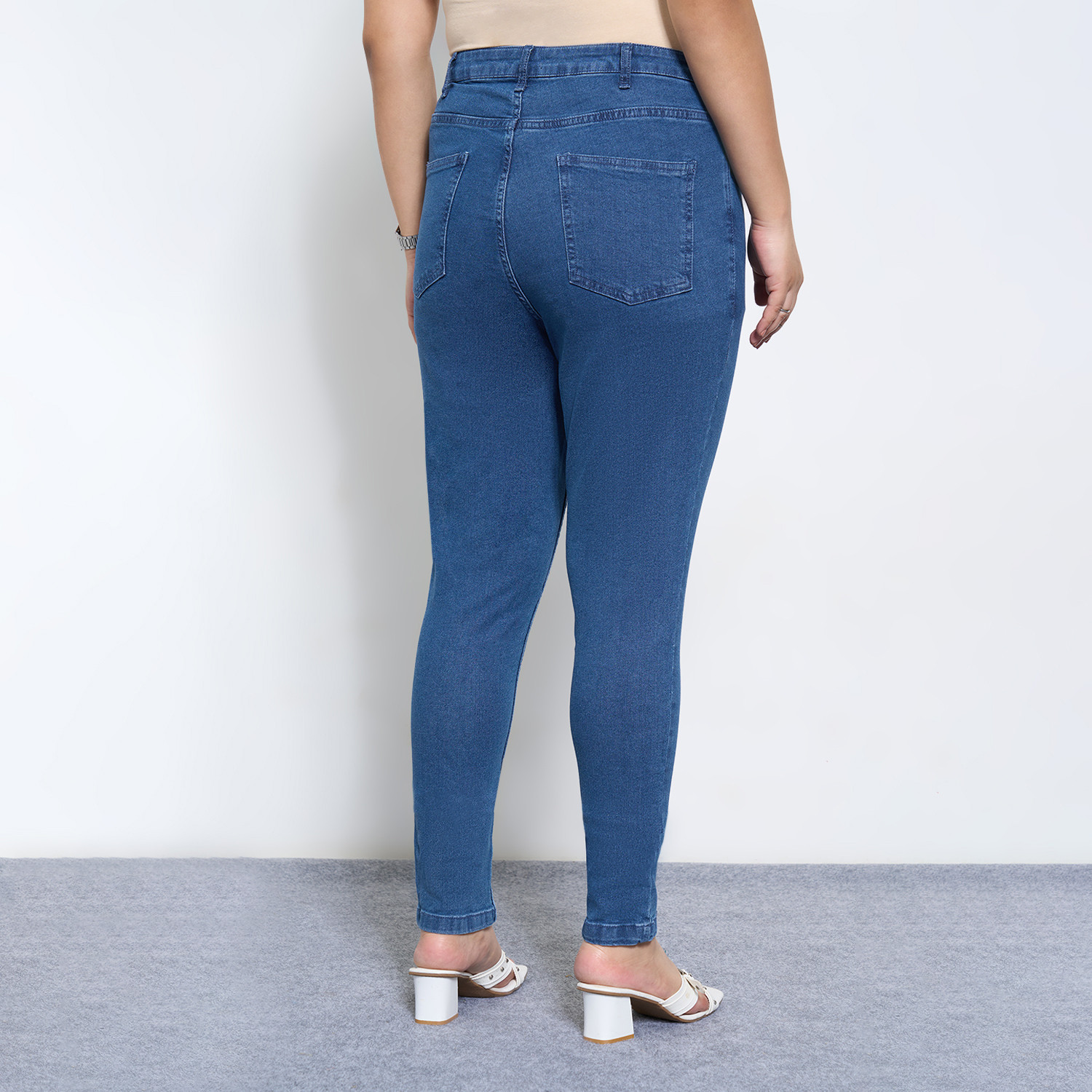 Image of Honey Curvytude by Pantaloons Skinny Women Blue Jeans