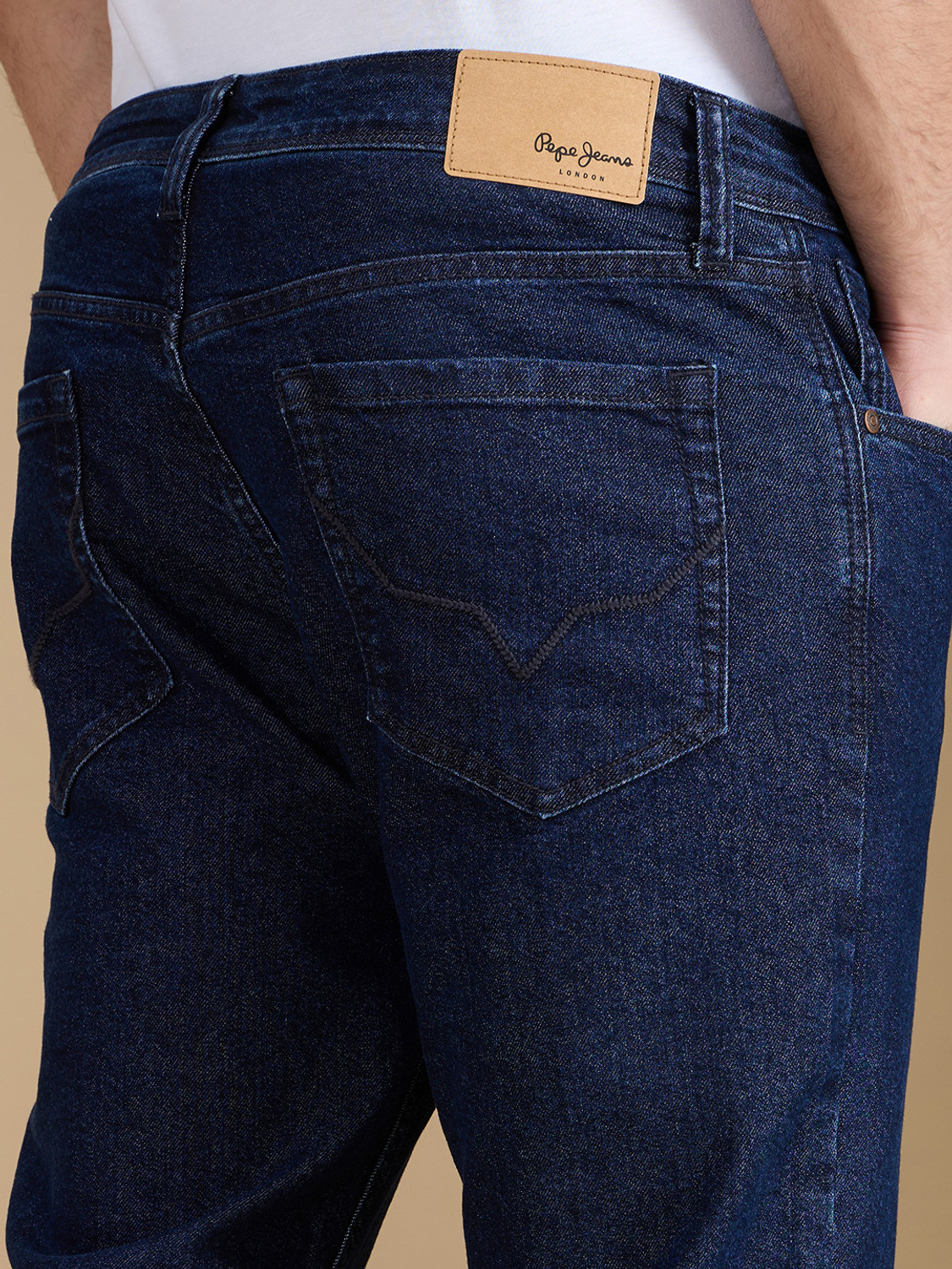 Image of Pepe Jeans Boot-Leg Men Dark Blue Jeans